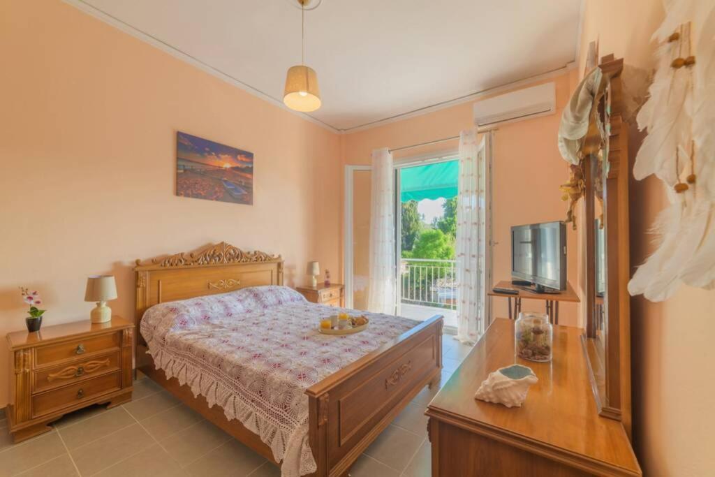 Bright Newly Renovated Apt Near Beach & Center+Ac Anemomylos Dış mekan fotoğraf